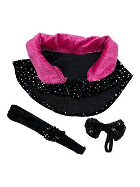 American Girl Doll Midnight Cape Headband Bow Ice Skating Figure Retired 1990’s